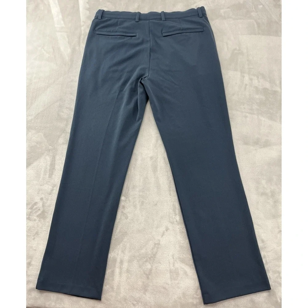 Quince Pants Men 34x30 Blue Ocean Smart Chino Ultra-Stretch Drawstring Outdoors